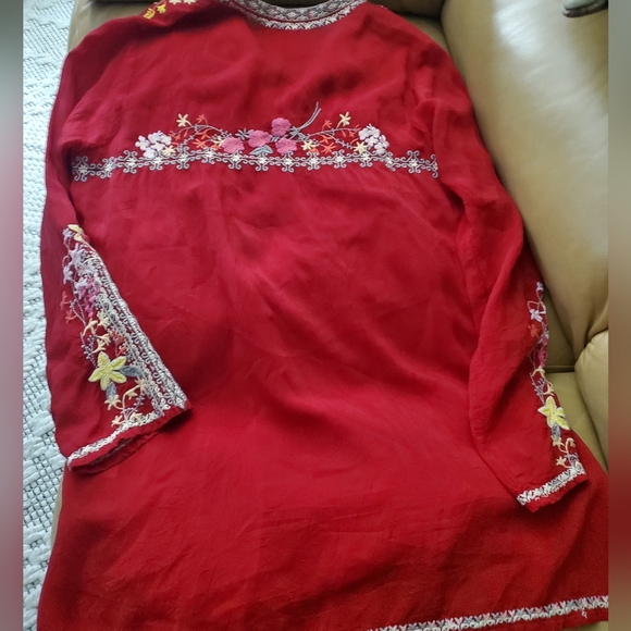 SOLD!!! Johnny Was Liliana Tunic Small S $275 - Picture 4 of 8